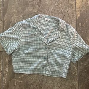 Brandy Melville Green Vivian Top